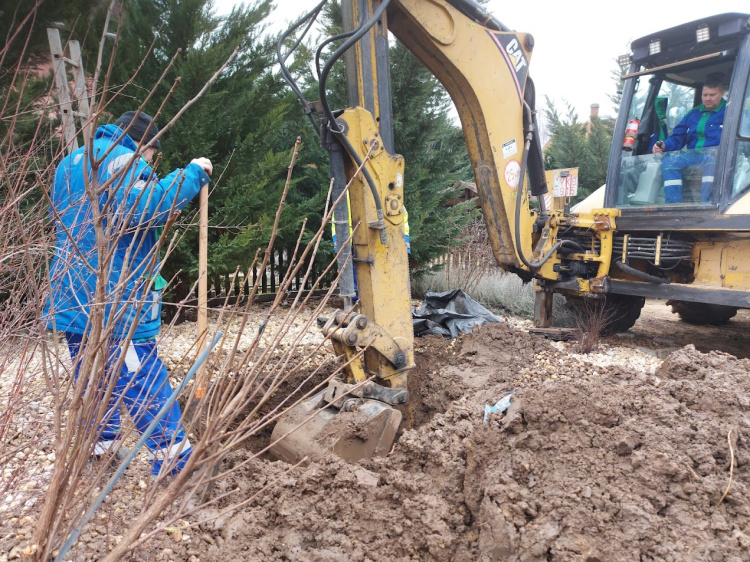 Csőtörés miatt korlátozták a szolgáltatást