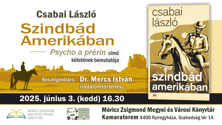 Csabai László Amerikába repíti Szindbádot