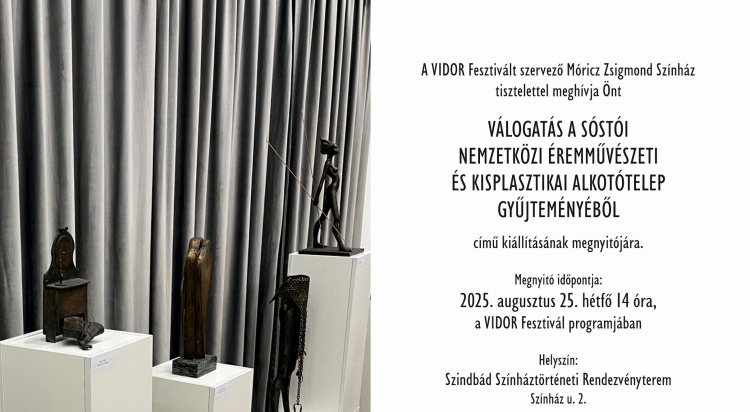 A Sóstói Nemzetközi Éremművészeti és Kisplasztikai Alkotótelep Gyűjteményéből válogattak