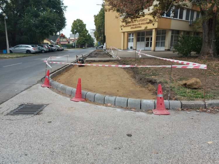 Új járdák az Árok, a Kórház és a Moszkva utcán