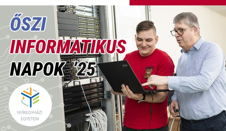 Elindult az I. Őszi Informatikus Napok rendezvénysorozata a Nyíregyházi Egyetemen   