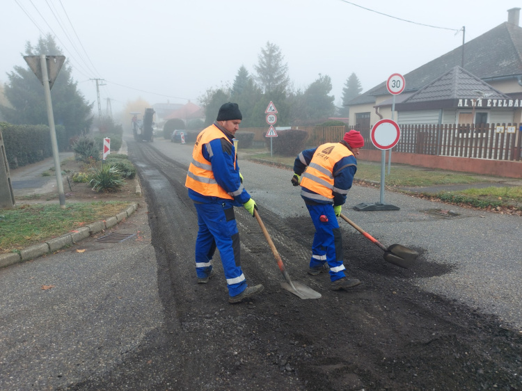 Útfelmarás a Tímár utcában Borbányán                                    
