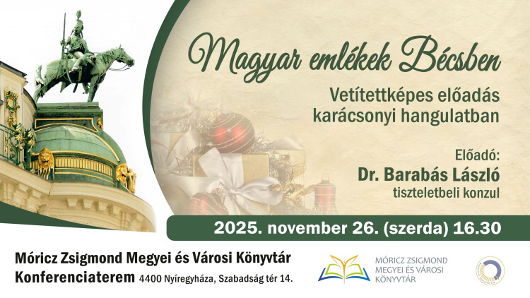 Bécsi séta a karácsony jegyében – Dr. Barabás László előadása