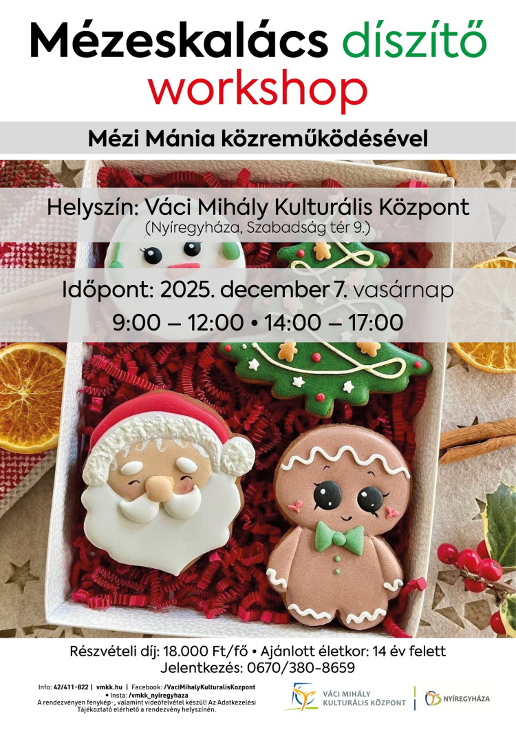 Tanulja meg, hogy lehet a legszebb és legfinomabb mézéskalácsot sütni!