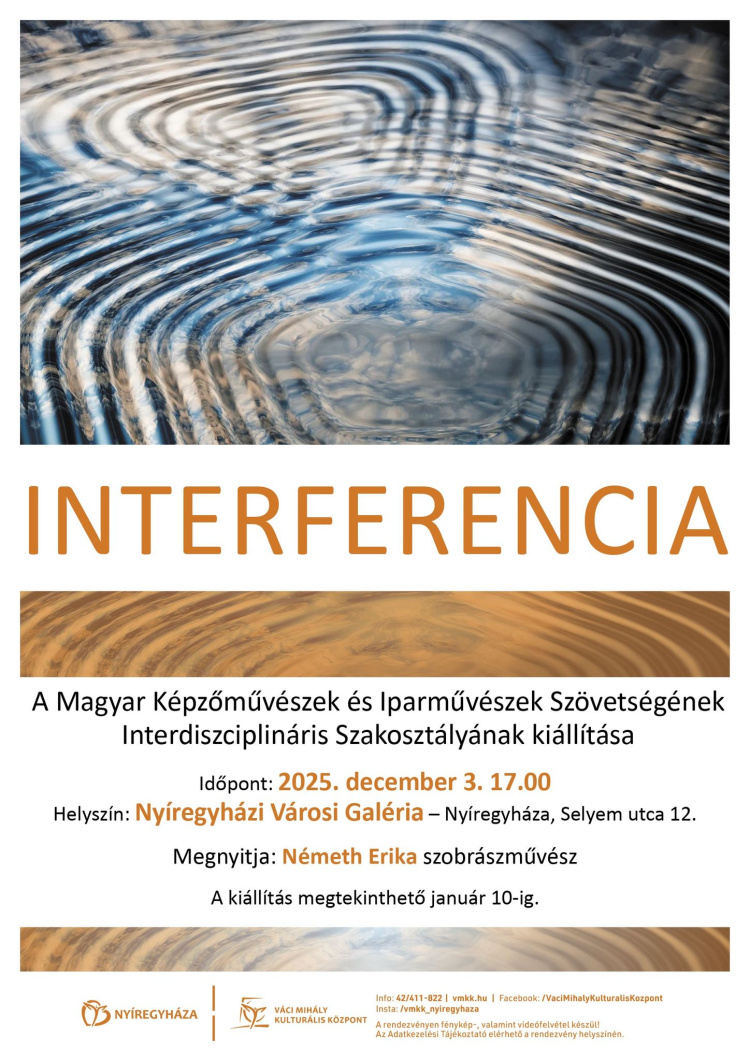 Interferencia: egy közös kiállításon találkoznak a művészeti ágak Nyíregyházán