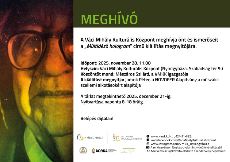 Hologramkiállítás nyílik a Nobel-díjas Gábor Dénes tiszteletére a VMKK-ban