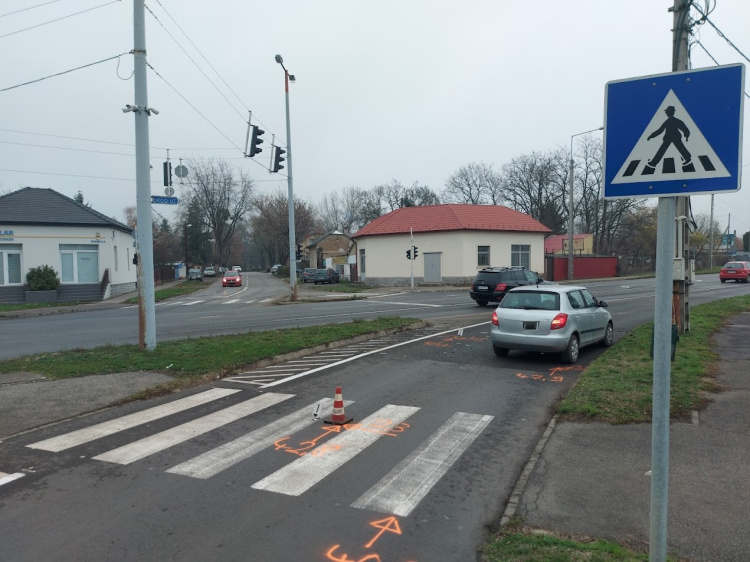 Gyalogosgázolás - a sofőr nem vette észre 