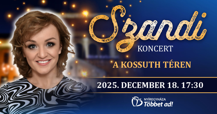 Csütörtökön Szandi énekel a Kossuth téren! 