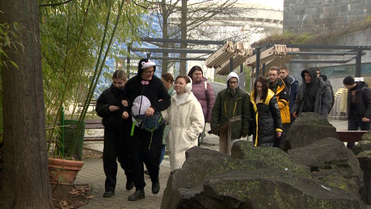 Látássérült gyerekek érkeztek Kárpátaljáról élménynapra Nyíregyházára