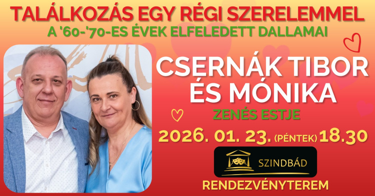 Találkozás egy régi szerelemmel – nosztalgiaest a ’60-as–’70-es évek dallamaival