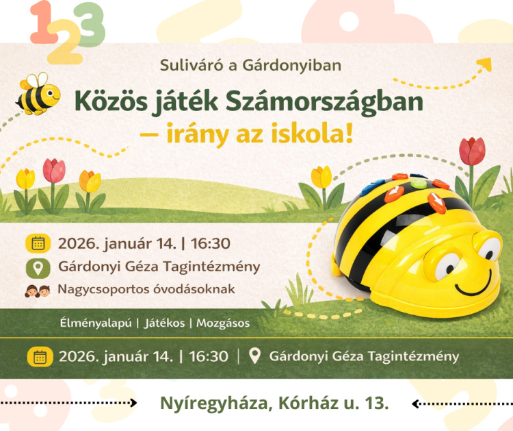 Suliváró a Gárdonyiban: játékkal, robotméhecskével készülnek az iskolára a kicsik