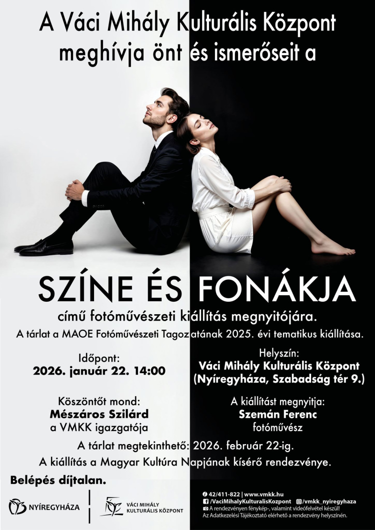 Kettősségek képekben – fotókiállítás nyílik „Színe és fonákja” címmel