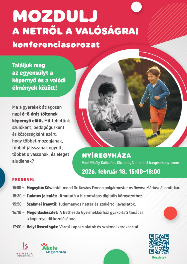 Mozdulj a netről a valóságra! – szakmai konferencia Nyíregyházán