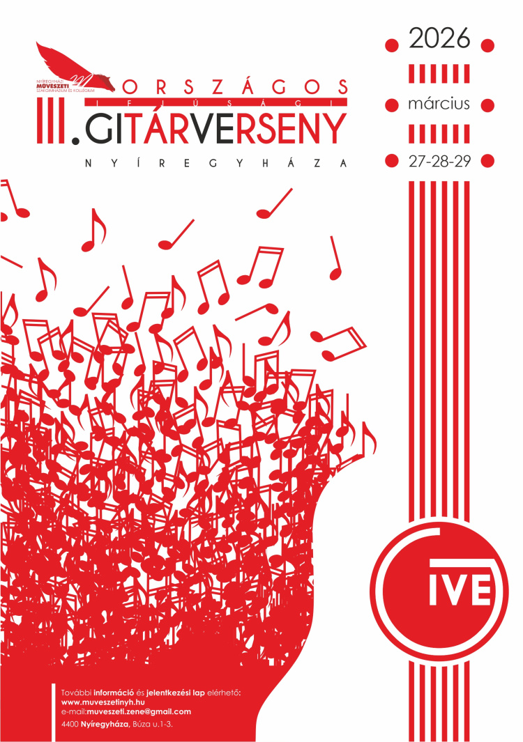 Országos gitárversenyre érkeznek fiatal tehetségek Nyíregyházára