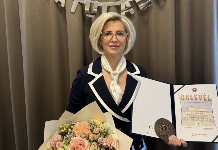 Burger István-díjat kapott Nagyné Hermányos Zsuzsa