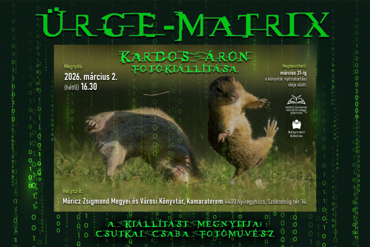 Kardos Áron fotókiállítása nyílik a Móricz Zsigmond Könyvtárban