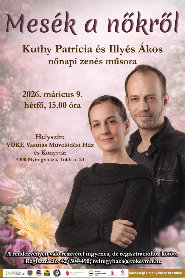Mesék a nőkről címmel rendeznek zenés délutánt nőnap alkalmából