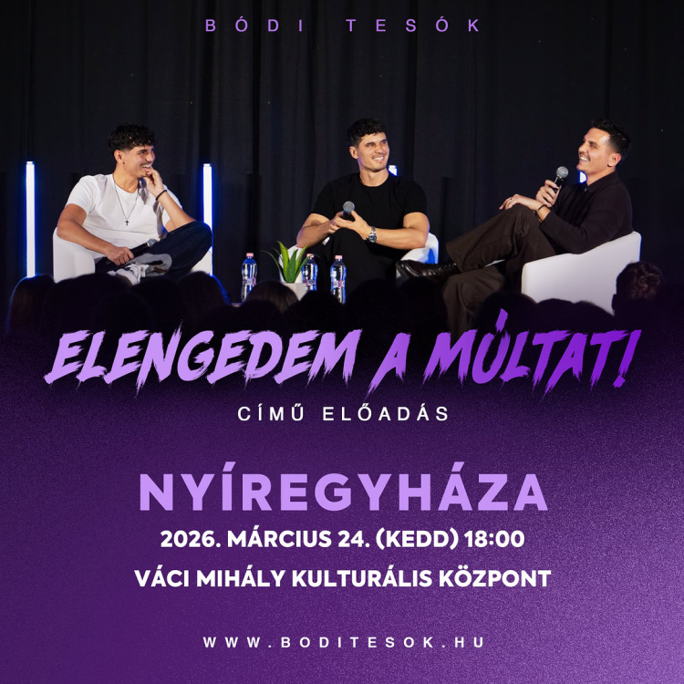 A Bódi Tesók motivációs esttel érkeznek Nyíregyházára