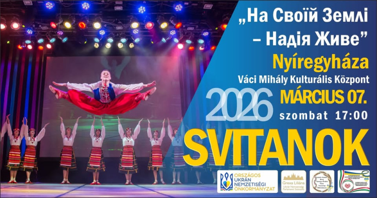 Táncban és zenében elevenedik meg az ukrán kulturális örökség Nyíregyházán