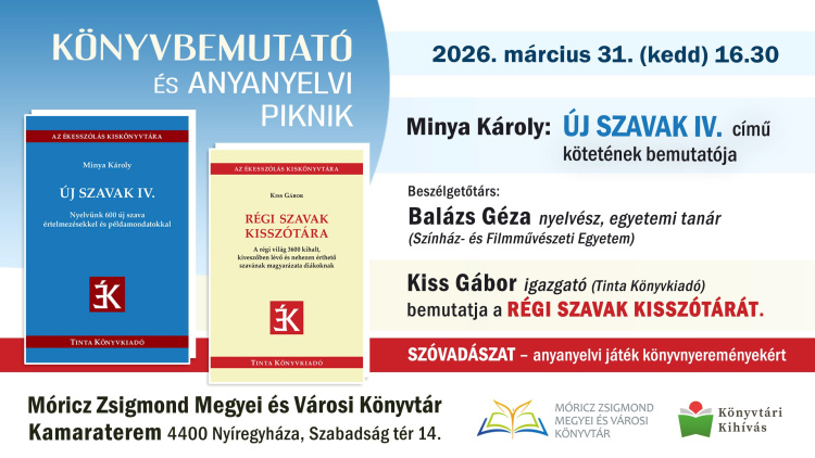 Anyanyelvi pikniket rendeznek a Móricz Zsigmond Könyvtárban