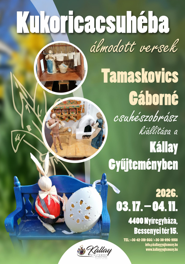 Kukoricacsuhéba álmodott versek – új kiállítás nyílik a Kállay Gyűjteményben
