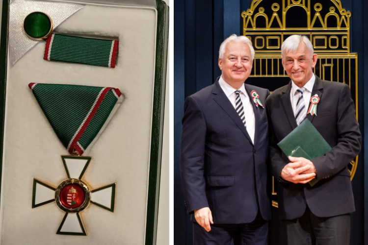 Állami kitüntetésben részesült Keresztes Dénes