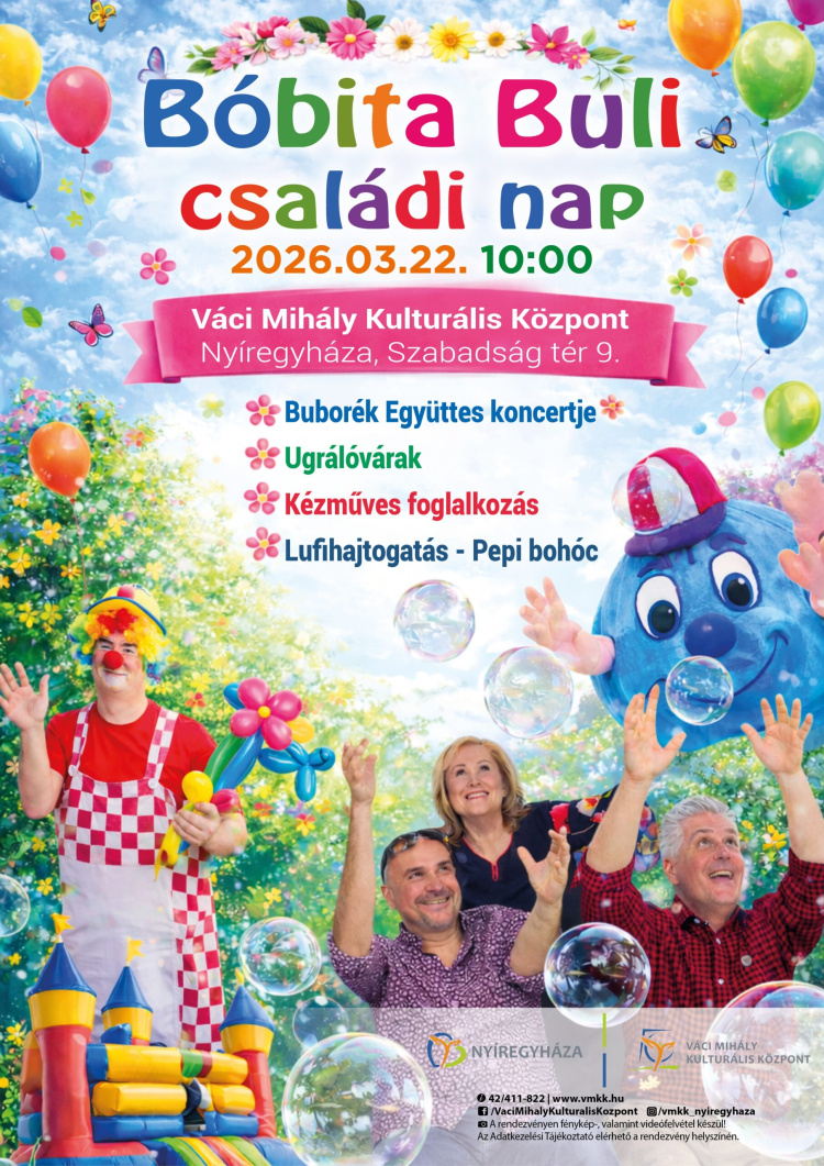 Bóbita buli várja a családokat a VMKK-ban