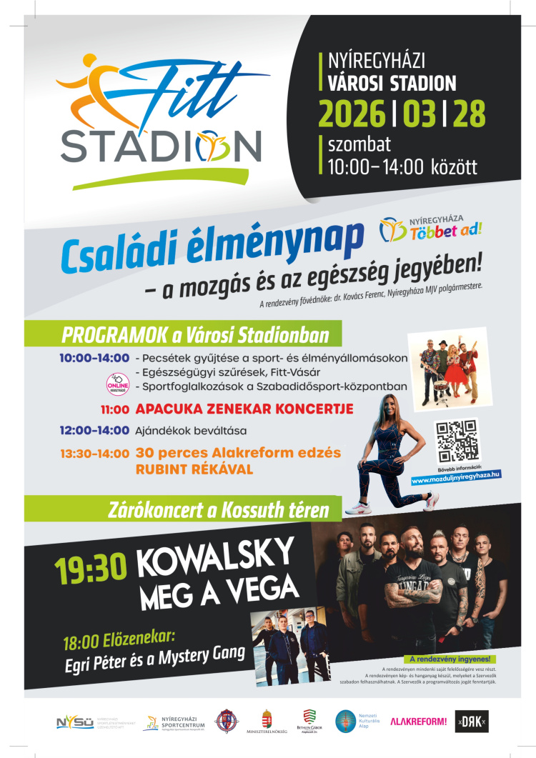 Családi élménynapra várják az érdeklődőket a Városi Stadionban