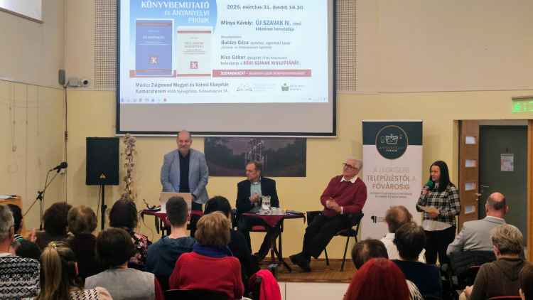 Új szavak születnek – könyvbemutatón mutatták meg, hogyan változik a magyar nyelv