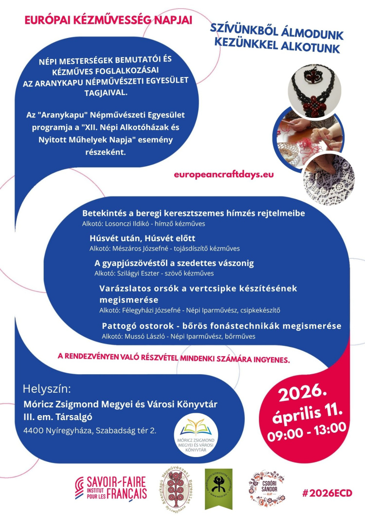 Szívünkből álmodunk, kezünkkel alkotunk – kézműves program várja az érdeklődőket a könyvtárban