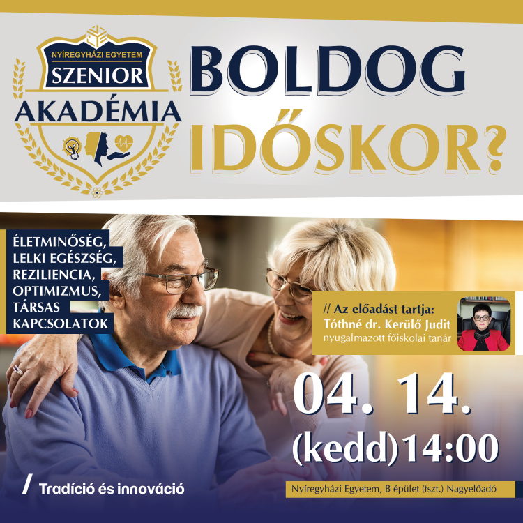 Szenior Akadémia indul a Nyíregyházi Egyetemen – új tudás és közösség 60 felett