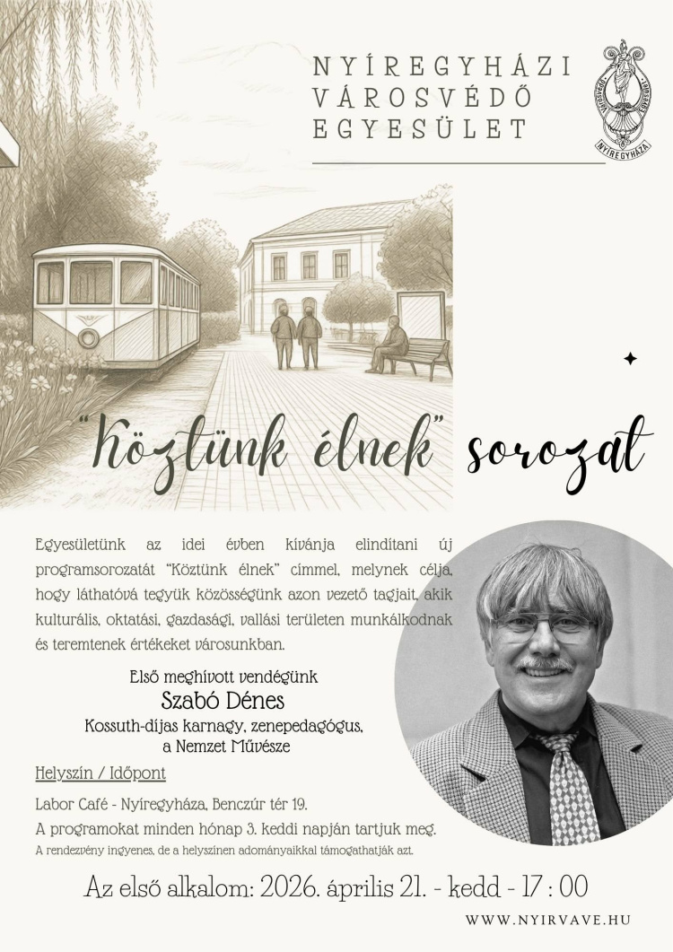 „Köztünk élnek” – beszélgetéssorozat indul Nyíregyházán