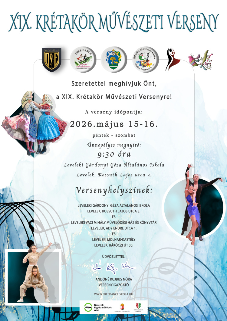 Művészet, zene és tánc találkozik a Krétakör versenyen