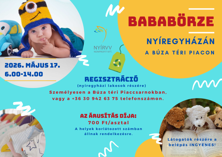 Bababörzét rendeznek a Búza téri Piacon – kincsvadászat és közösségi élmény várja a családokat