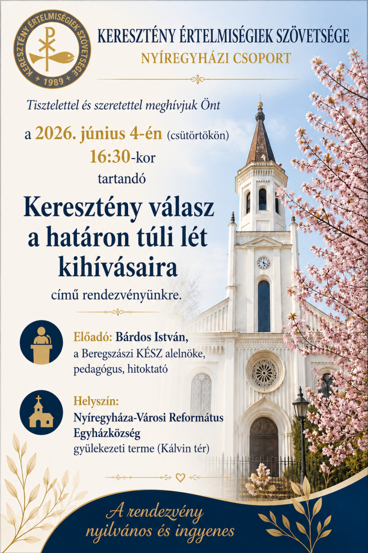 A határon túli magyarság kihívásairól tart előadást a KÉSZ Nyíregyházán