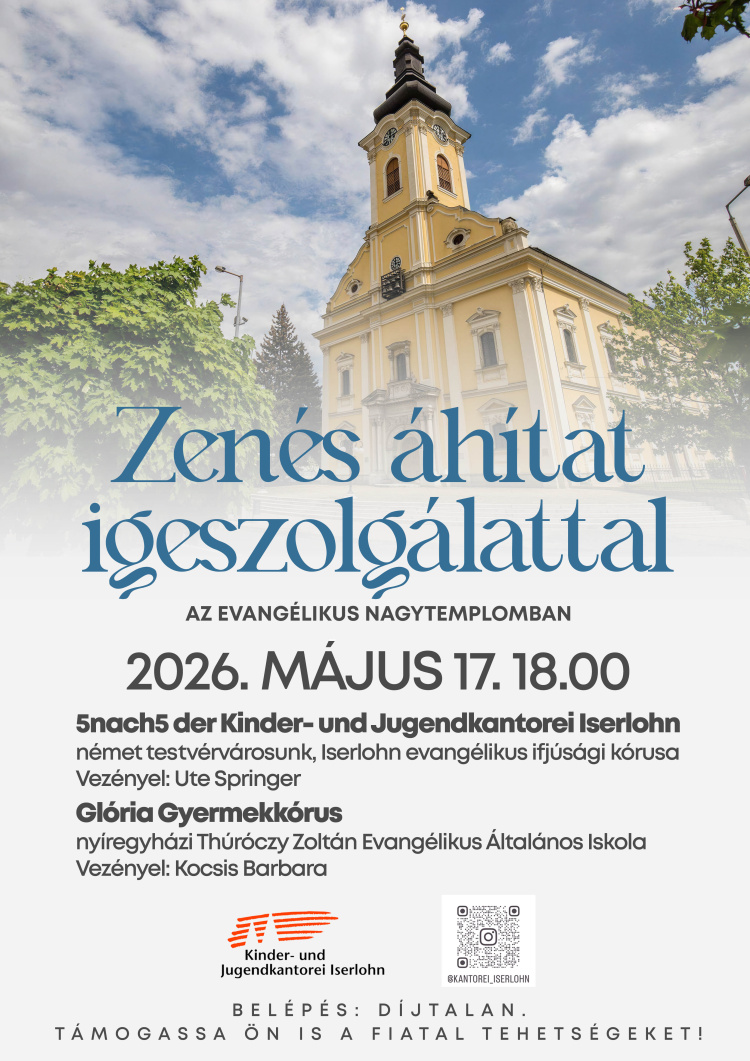 Németországi testvérvárosból érkezik ifjúsági kórus Nyíregyházára