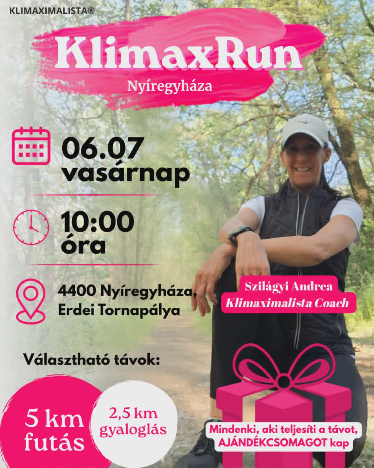 KlimaxRun - különleges futás Nyíregyházán                    