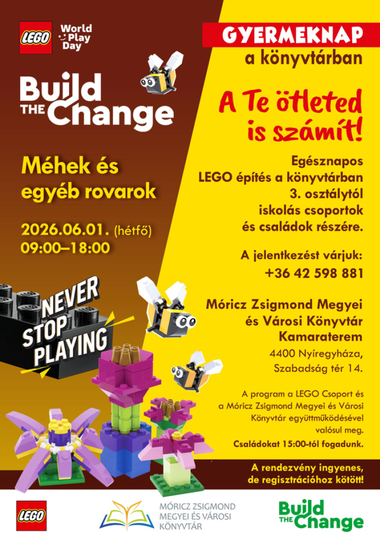 Build the Change  - A LEGO Csoport a környezetvédelemre hívja fel a figyelmet 