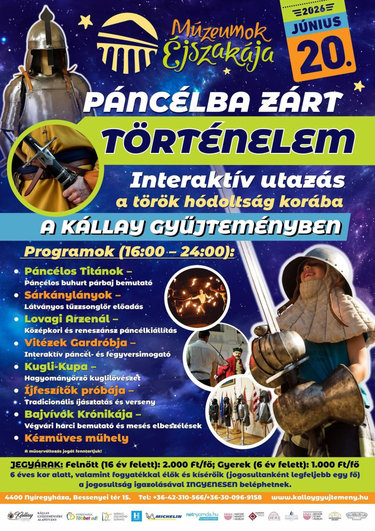 Páncélba öltözik a történelem a Kállay Gyűjteményben