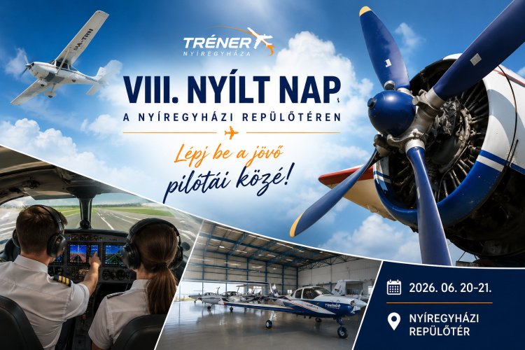 A Nyíregyházi Repülőtéren mutatják be a jövő pilótáinak szóló képzéseket