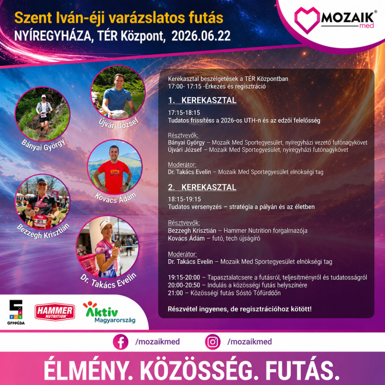 Szent Iván-éji közösségi futásra várják az érdeklődőket Sóstón