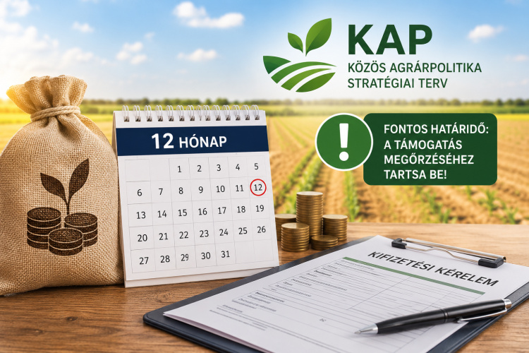 KAP-támogatások: fontos határidőre figyelmeztet a Nemzeti Irányító Hatóság