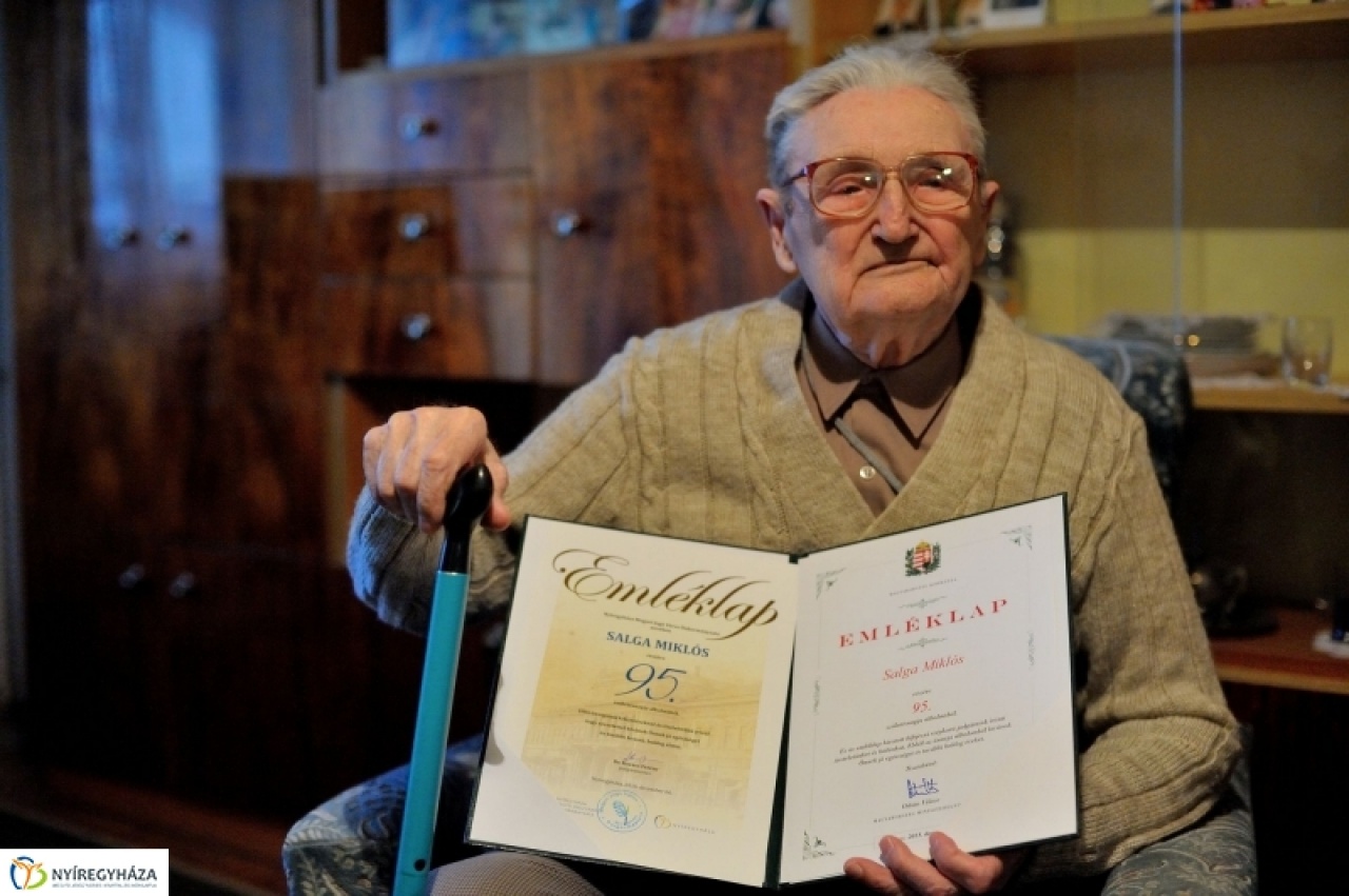 95 éves ünnepelt